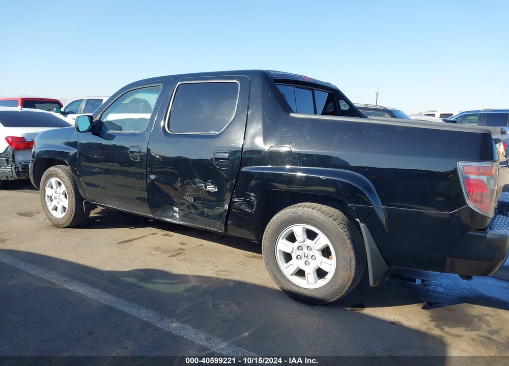 2007 HONDA RIDGELINE RTL VIN: 2HJYK16577H002299