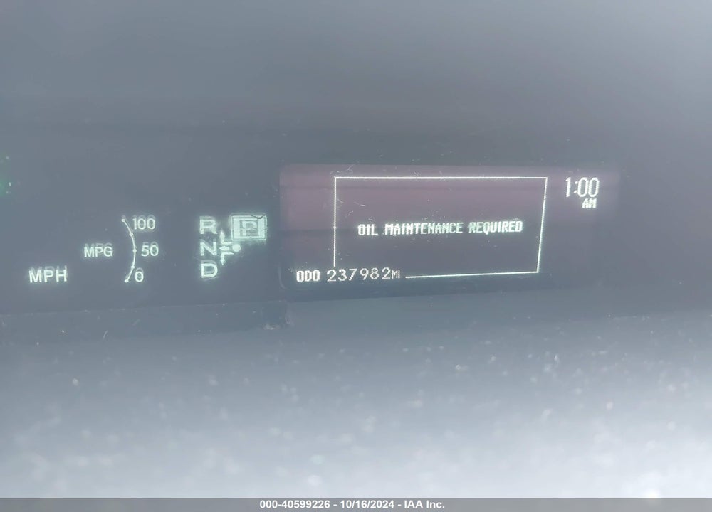 2011 TOYOTA PRIUS VIN: JTDKN3DU3B0323440