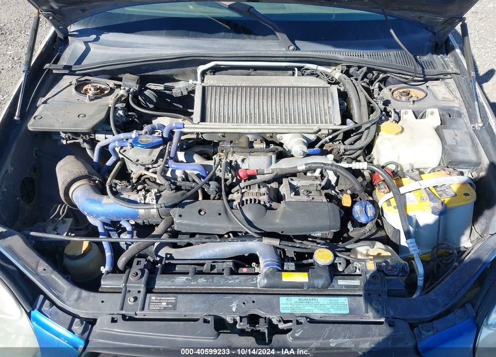 2002 SUBARU IMPREZA WRX VIN: JF1GD29642G526749