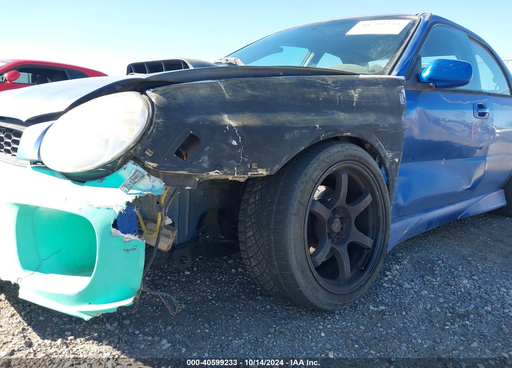 2002 SUBARU IMPREZA WRX VIN: JF1GD29642G526749