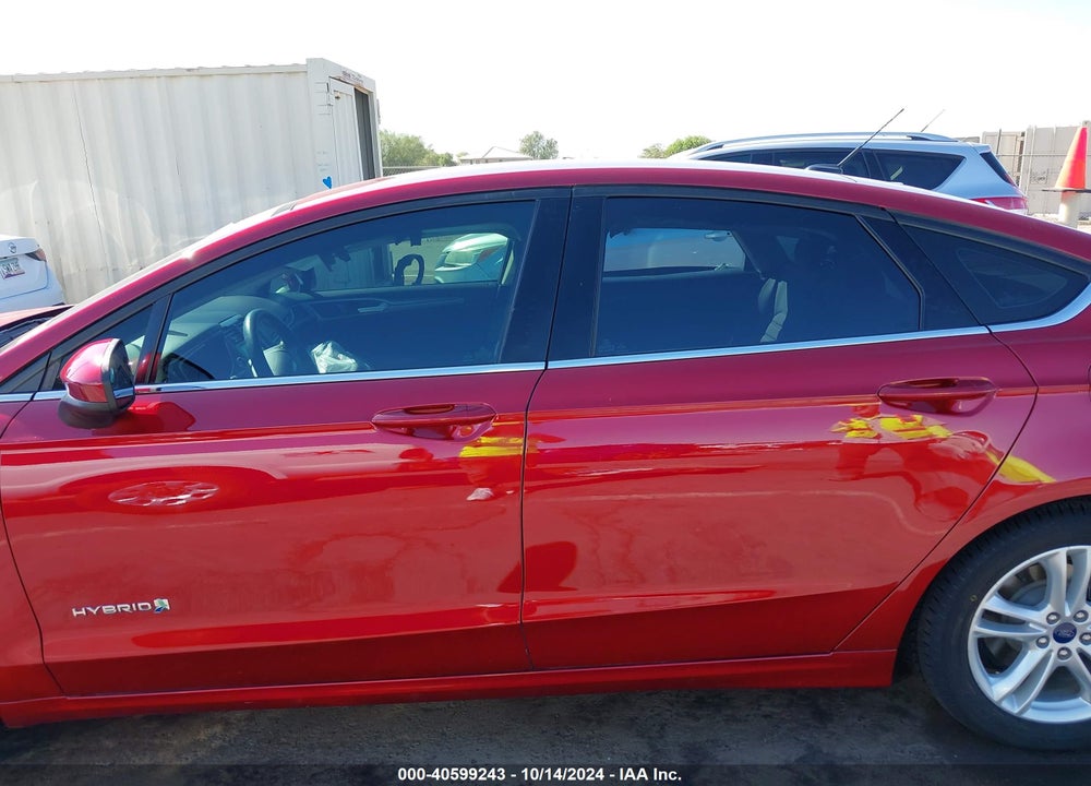 2018 FORD FUSION HYBRID SE VIN: 3FA6P0LU8JR246323