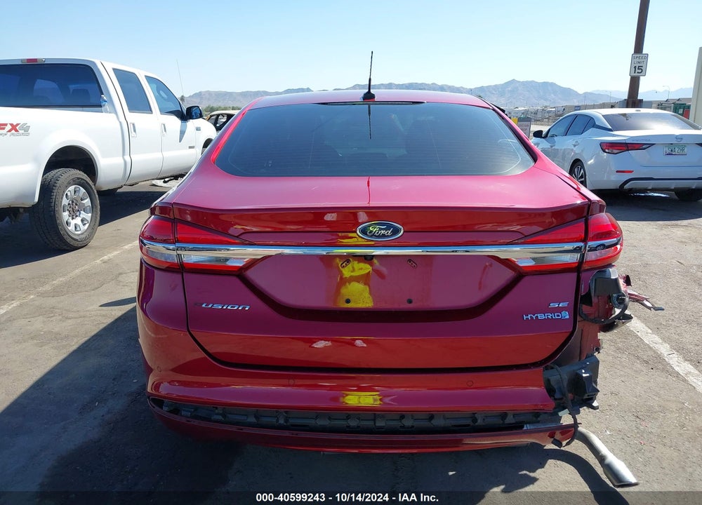 2018 FORD FUSION HYBRID SE VIN: 3FA6P0LU8JR246323