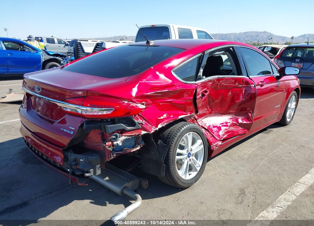 2018 FORD FUSION HYBRID SE VIN: 3FA6P0LU8JR246323