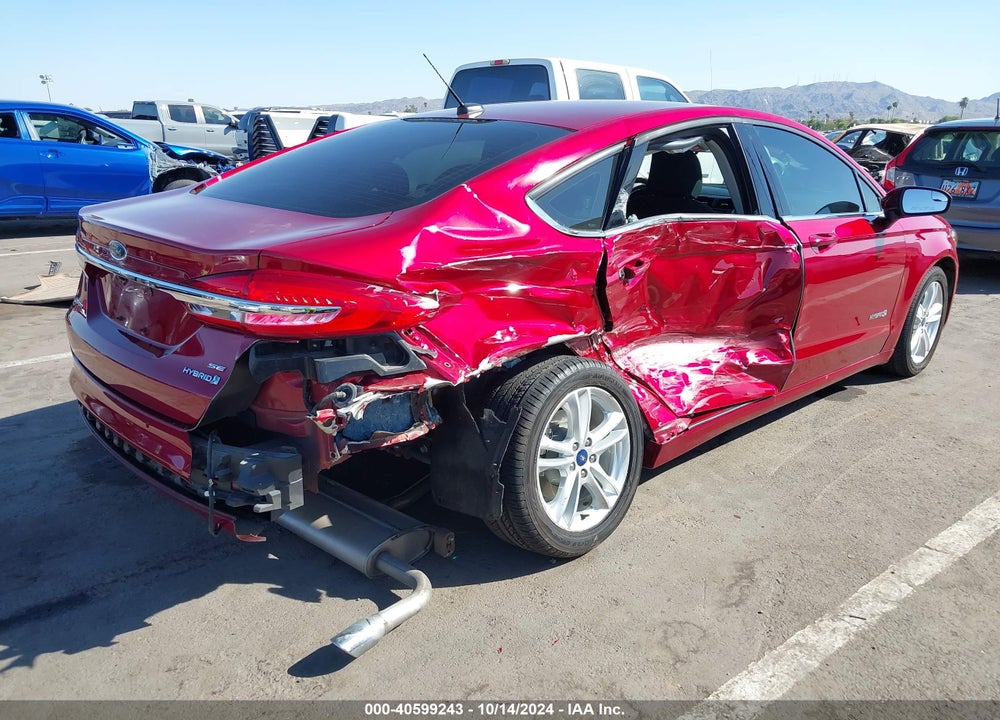 2018 FORD FUSION HYBRID SE VIN: 3FA6P0LU8JR246323