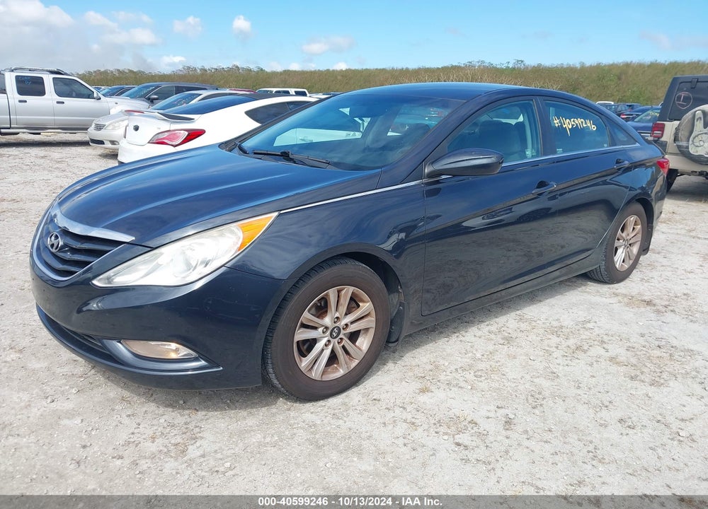2013 HYUNDAI SONATA GLS VIN: 5NPEB4AC2DH595538