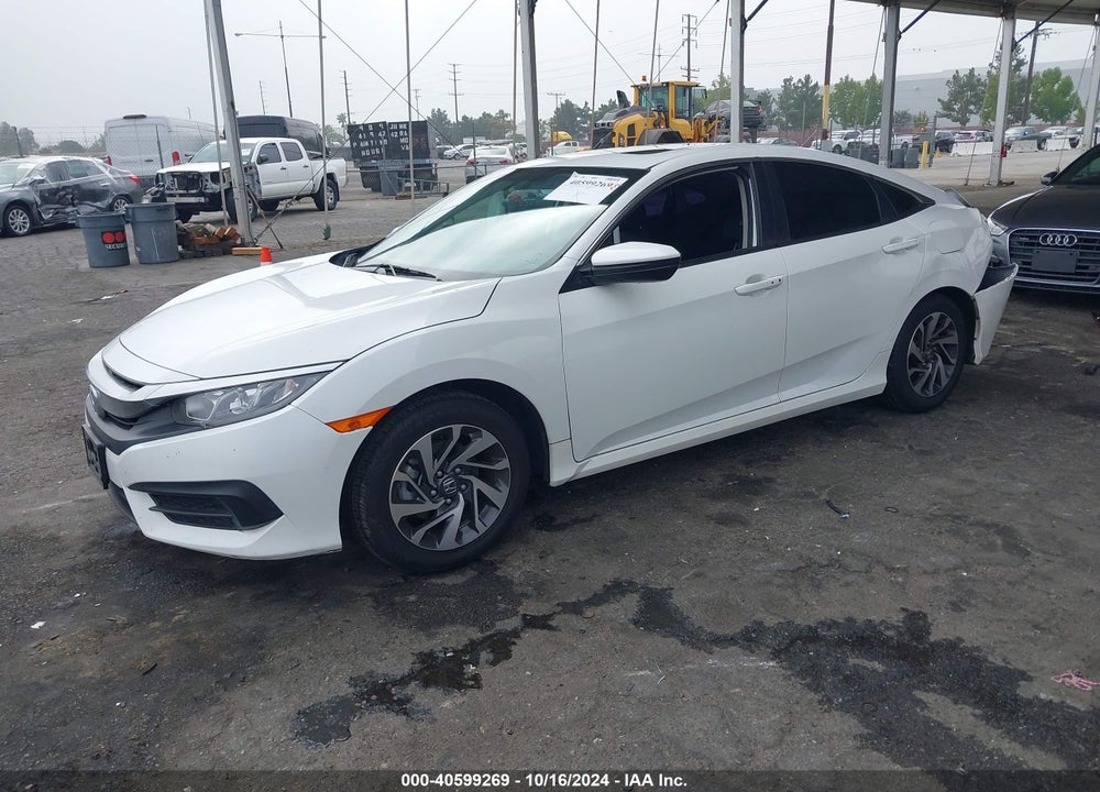 2018 HONDA CIVIC EX VIN: 2HGFC2F73JH555704