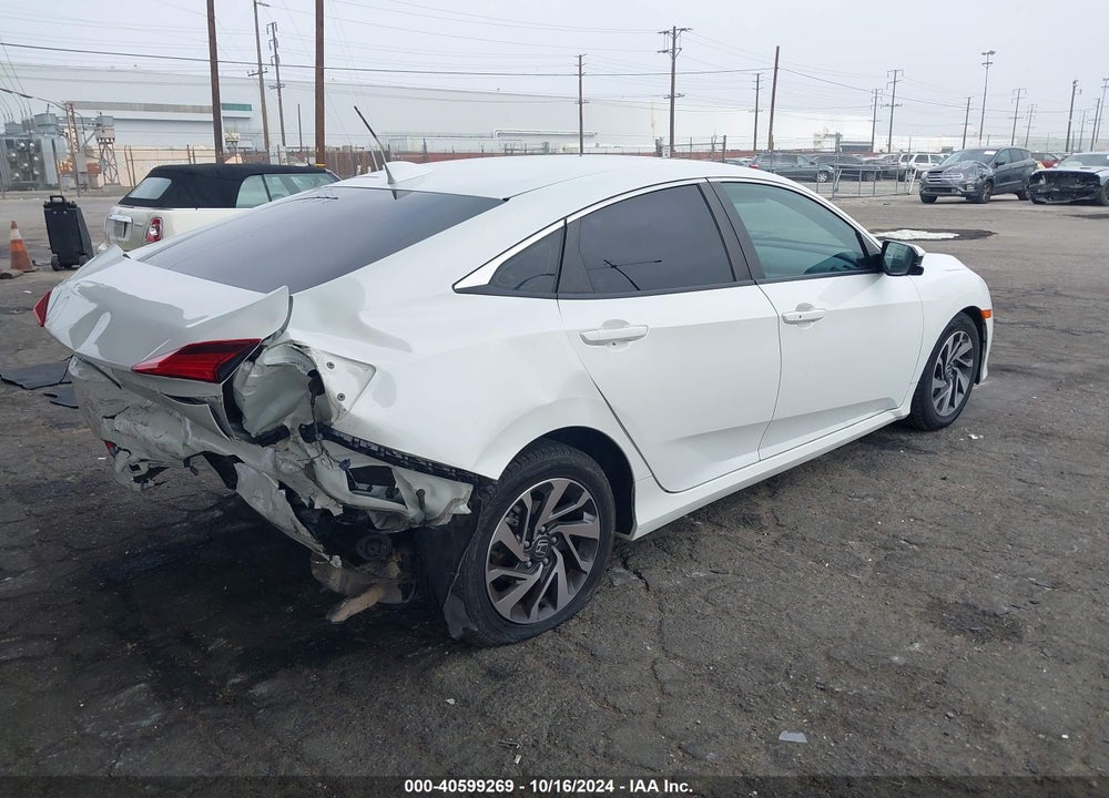 2018 HONDA CIVIC EX VIN: 2HGFC2F73JH555704