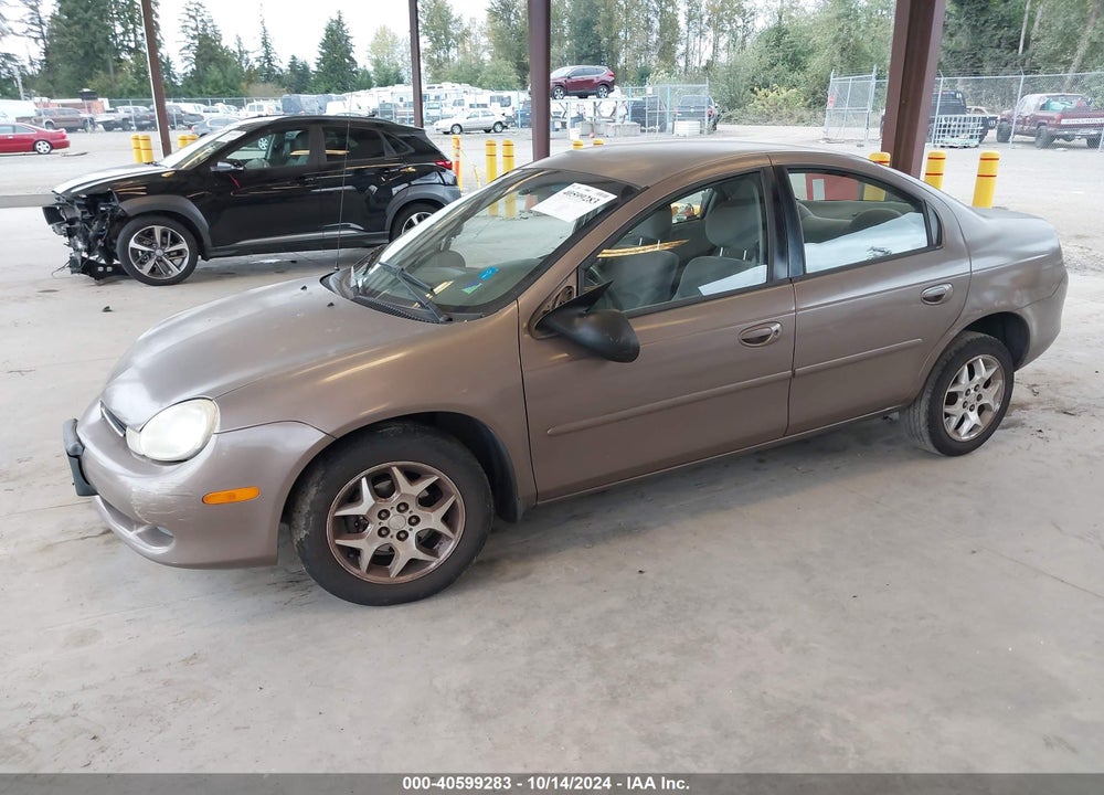 2000 PLYMOUTH NEON HIGHLINE VIN: 1P3ES46C8YD764627