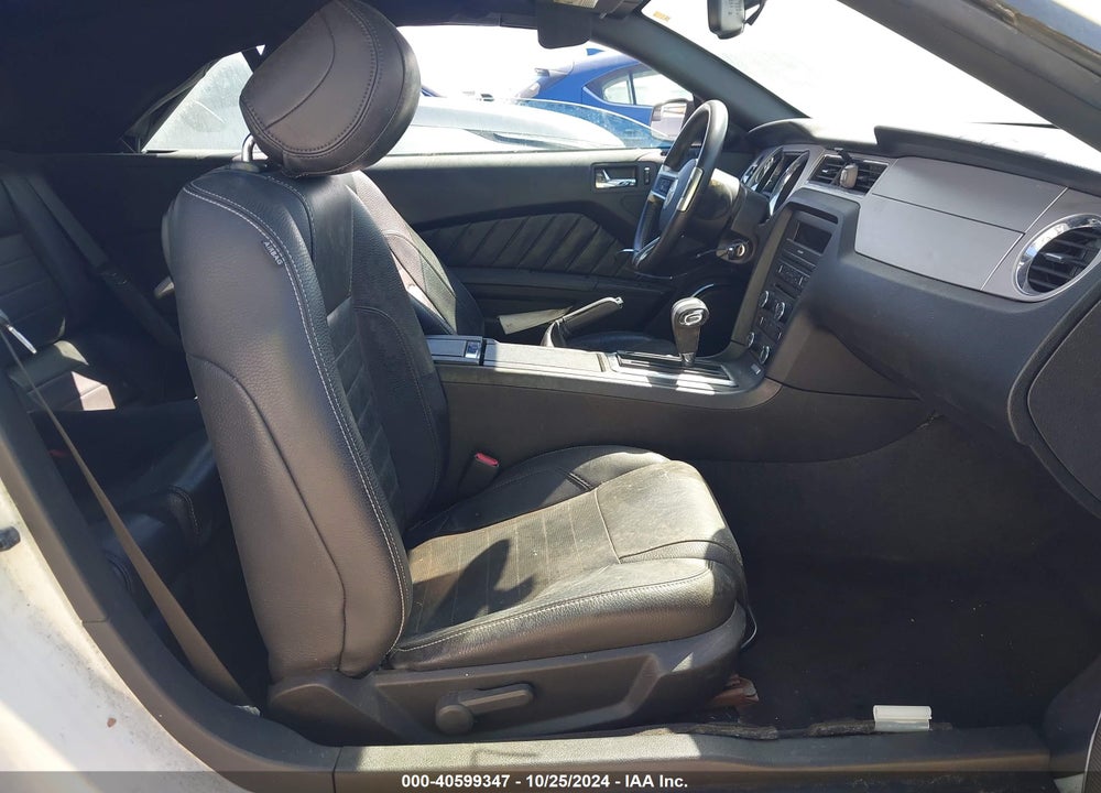 2012 FORD MUSTANG V6 PREMIUM VIN: 1ZVBP8EM5C5259389