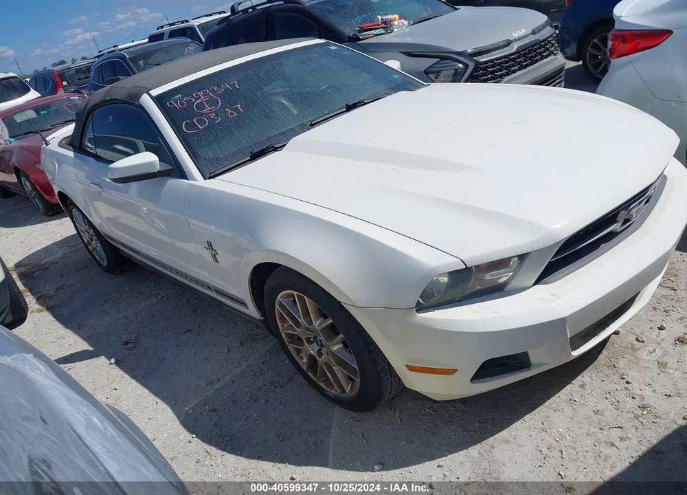 2012 FORD MUSTANG V6 PREMIUM VIN: 1ZVBP8EM5C5259389