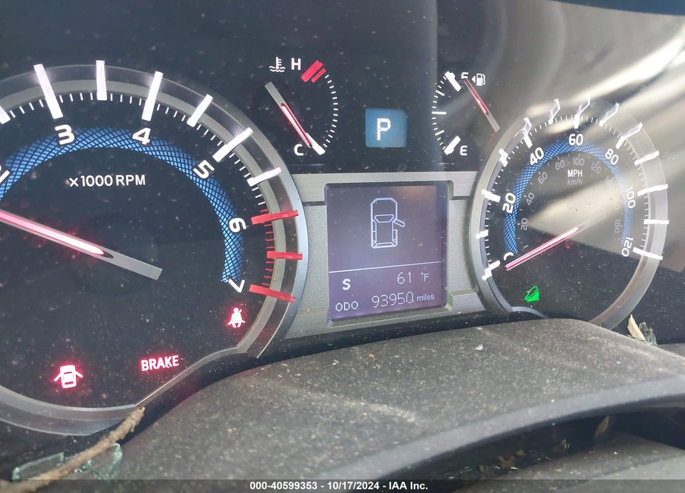 2016 TOYOTA 4RUNNER SR5 VIN: JTEBU5JR5G5296925