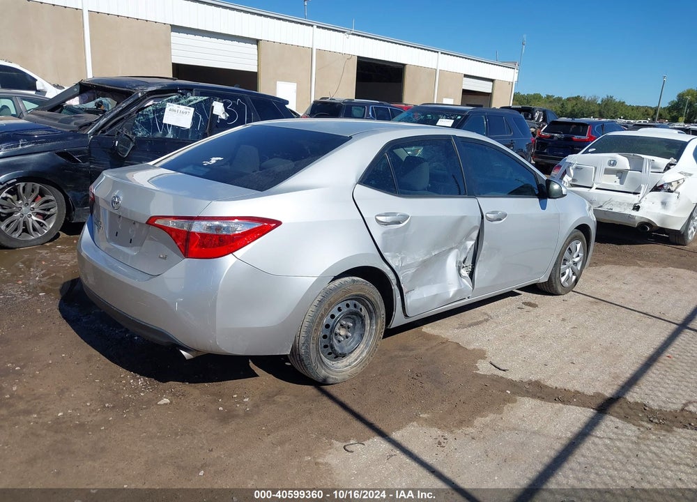 2014 TOYOTA COROLLA LE VIN: 2T1BURHE2EC057766