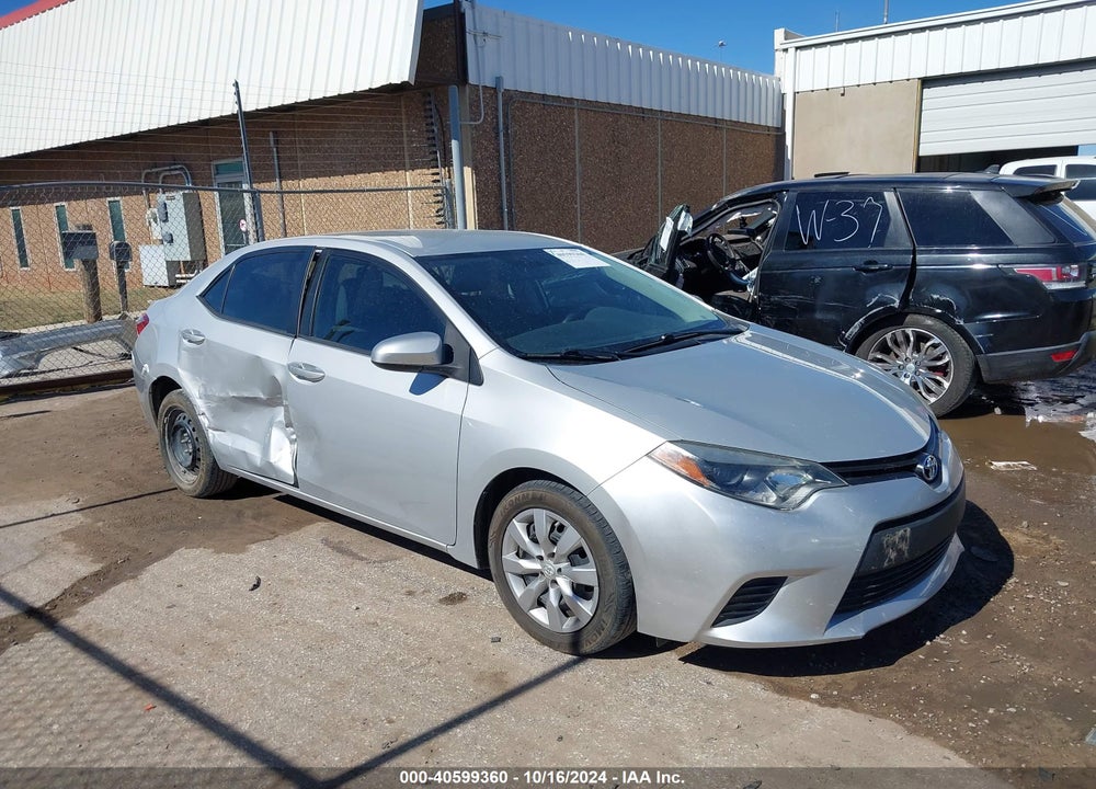 2014 TOYOTA COROLLA LE VIN: 2T1BURHE2EC057766