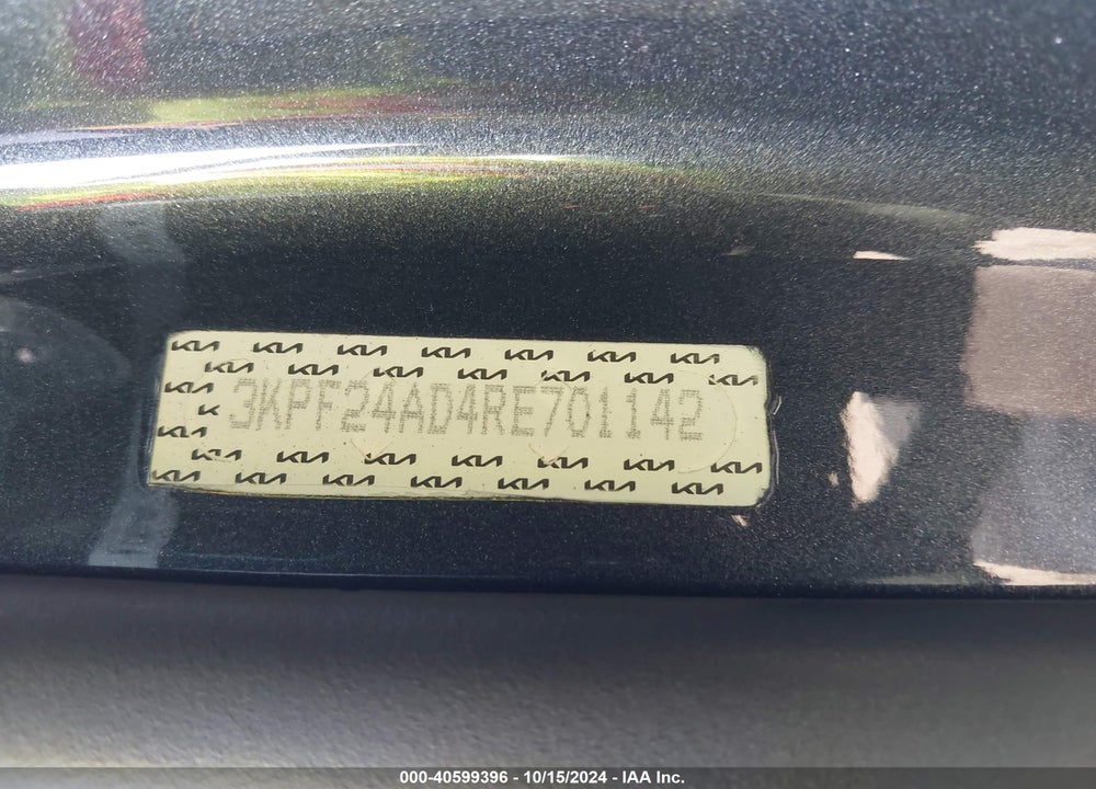 2024 KIA FORTE LXS VIN: 3KPF24AD4RE701142