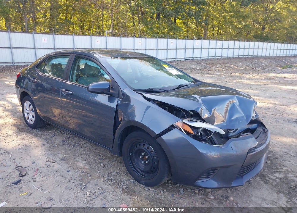 2016 TOYOTA COROLLA LE VIN: 2T1BURHE6GC528546