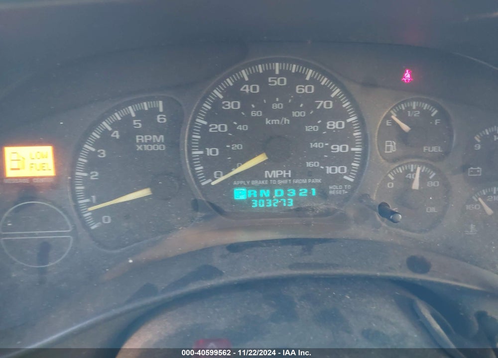 2000 CHEVROLET TAHOE ALL NEW LT VIN: 1GNEK13T3YJ203425