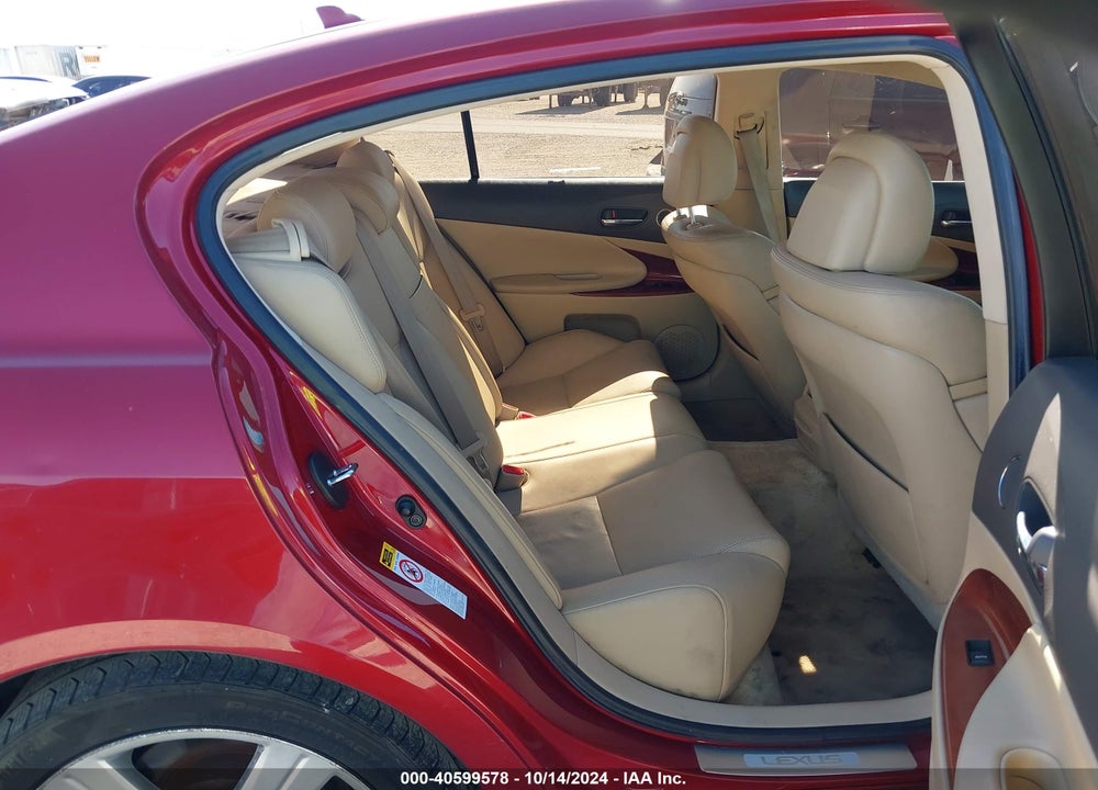 2007 LEXUS GS 350 VIN: JTHBE96S770018978