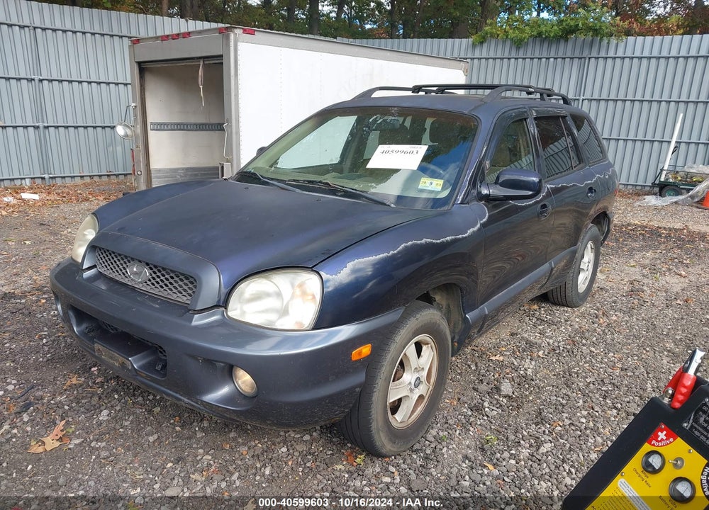 2004 HYUNDAI SANTA FE GLS VIN: KM8SC73D84U585010