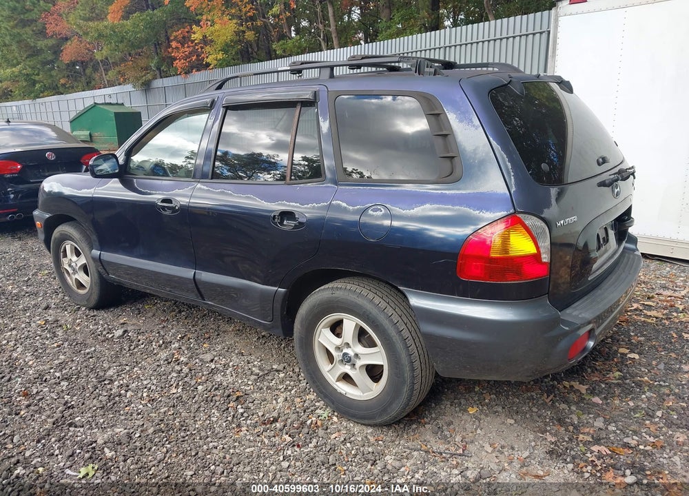 2004 HYUNDAI SANTA FE GLS VIN: KM8SC73D84U585010