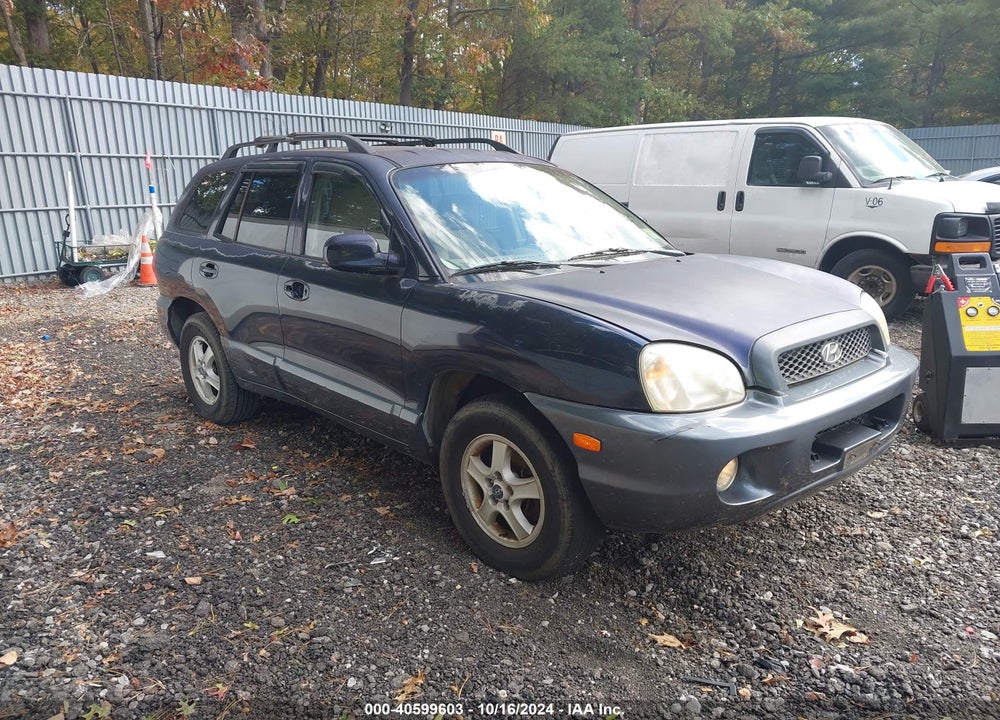 2004 HYUNDAI SANTA FE GLS VIN: KM8SC73D84U585010
