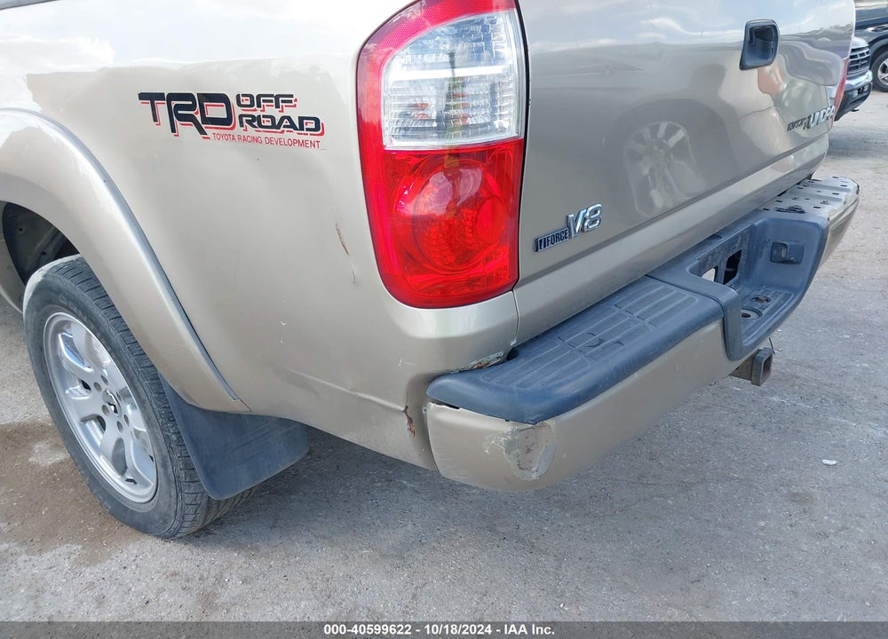 2006 TOYOTA TUNDRA SR5 V8 VIN: 5TBET34166S516489