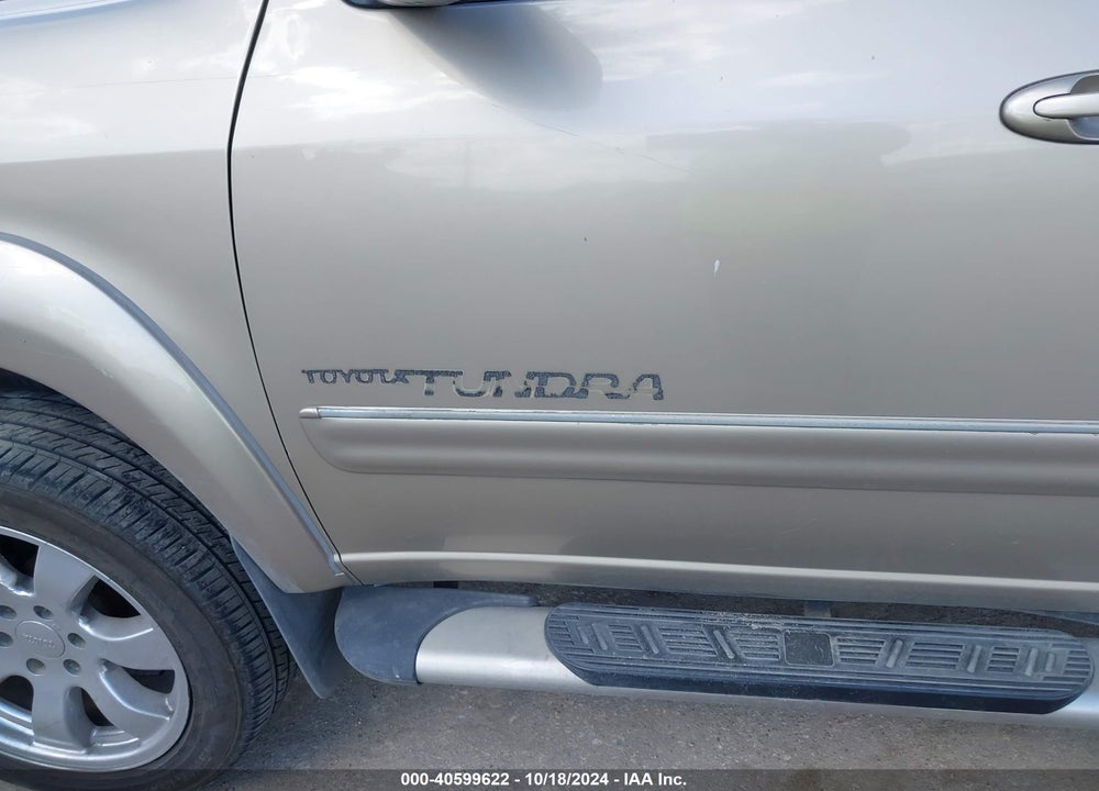 2006 TOYOTA TUNDRA SR5 V8 VIN: 5TBET34166S516489