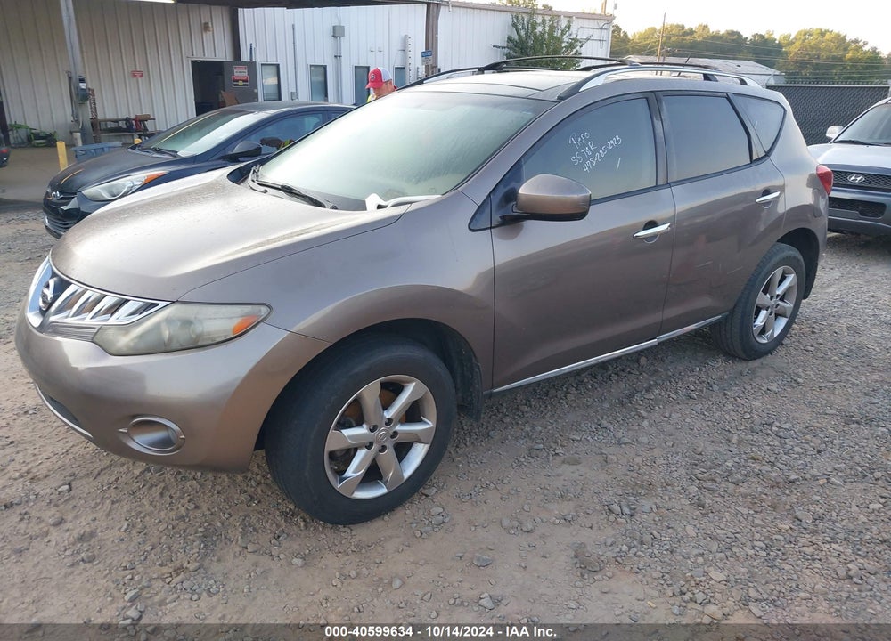 2010 NISSAN MURANO SL VIN: JN8AZ1MU6AW011469