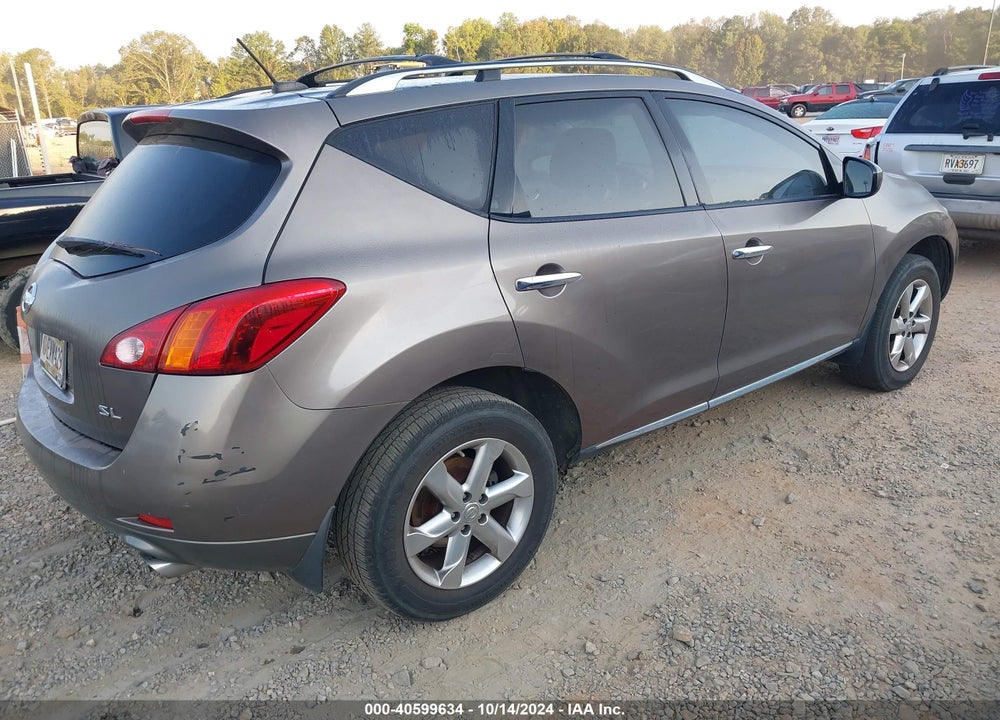 2010 NISSAN MURANO SL VIN: JN8AZ1MU6AW011469