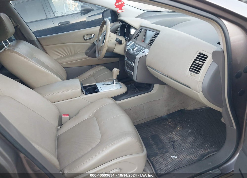2010 NISSAN MURANO SL VIN: JN8AZ1MU6AW011469