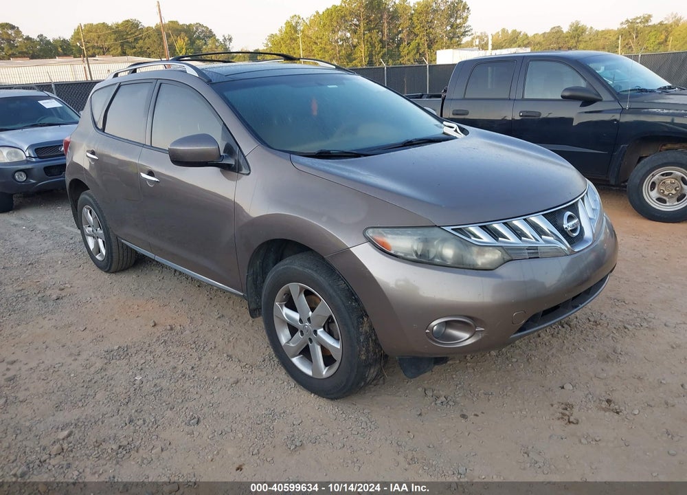 2010 NISSAN MURANO SL VIN: JN8AZ1MU6AW011469