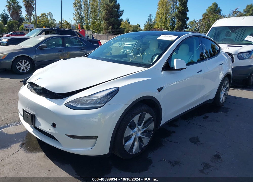 2021 TESLA MODEL Y LONG RANGE DUAL MOTOR ALL-WHEEL DRIVE VIN: 5YJYGDEE1MF269917