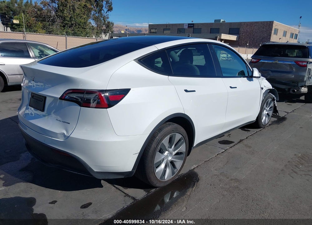 2021 TESLA MODEL Y LONG RANGE DUAL MOTOR ALL-WHEEL DRIVE VIN: 5YJYGDEE1MF269917