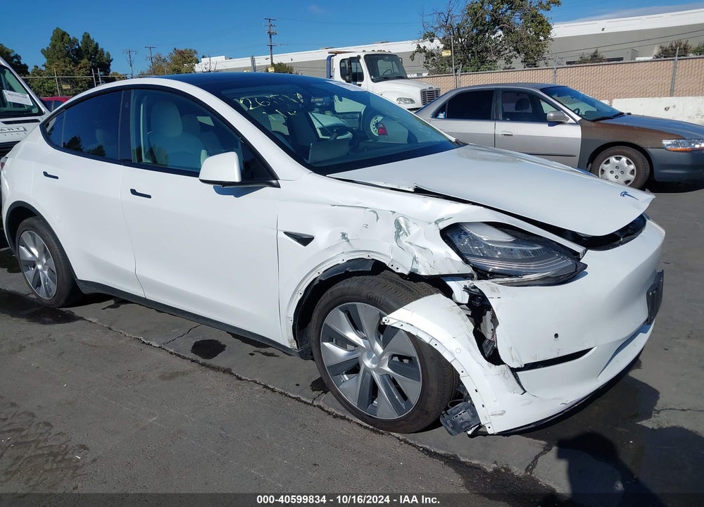 2021 TESLA MODEL Y LONG RANGE DUAL MOTOR ALL-WHEEL DRIVE VIN: 5YJYGDEE1MF269917