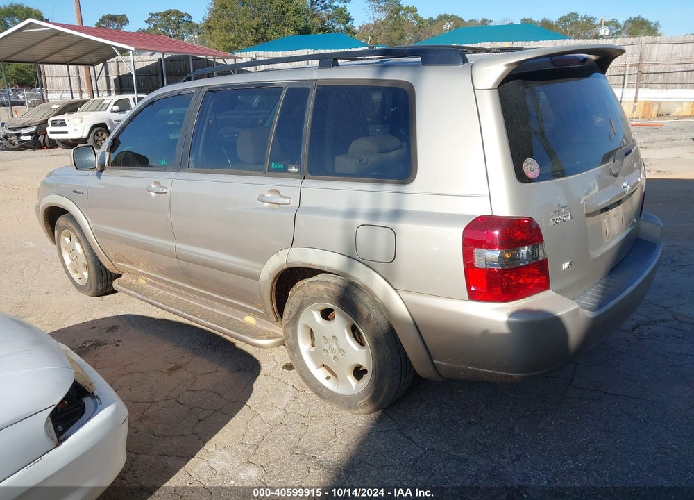 2005 TOYOTA HIGHLANDER LIMITED V6 VIN: JTEDP21A950065027