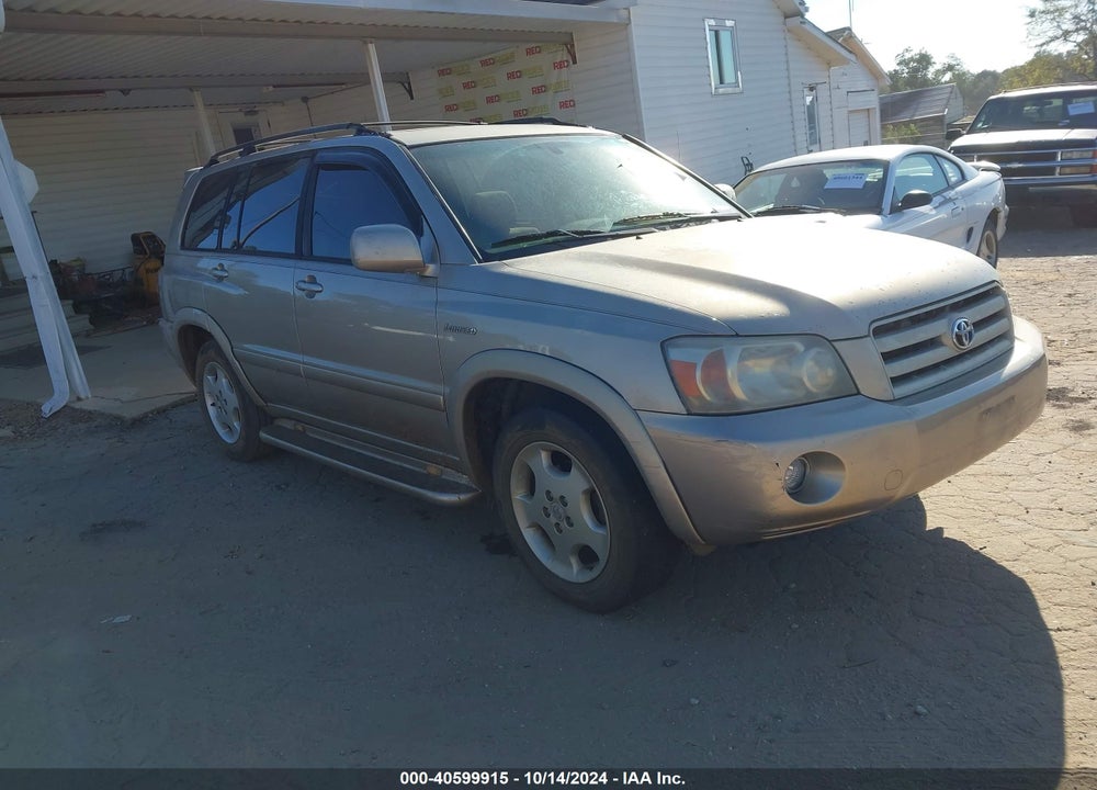 2005 TOYOTA HIGHLANDER LIMITED V6 VIN: JTEDP21A950065027