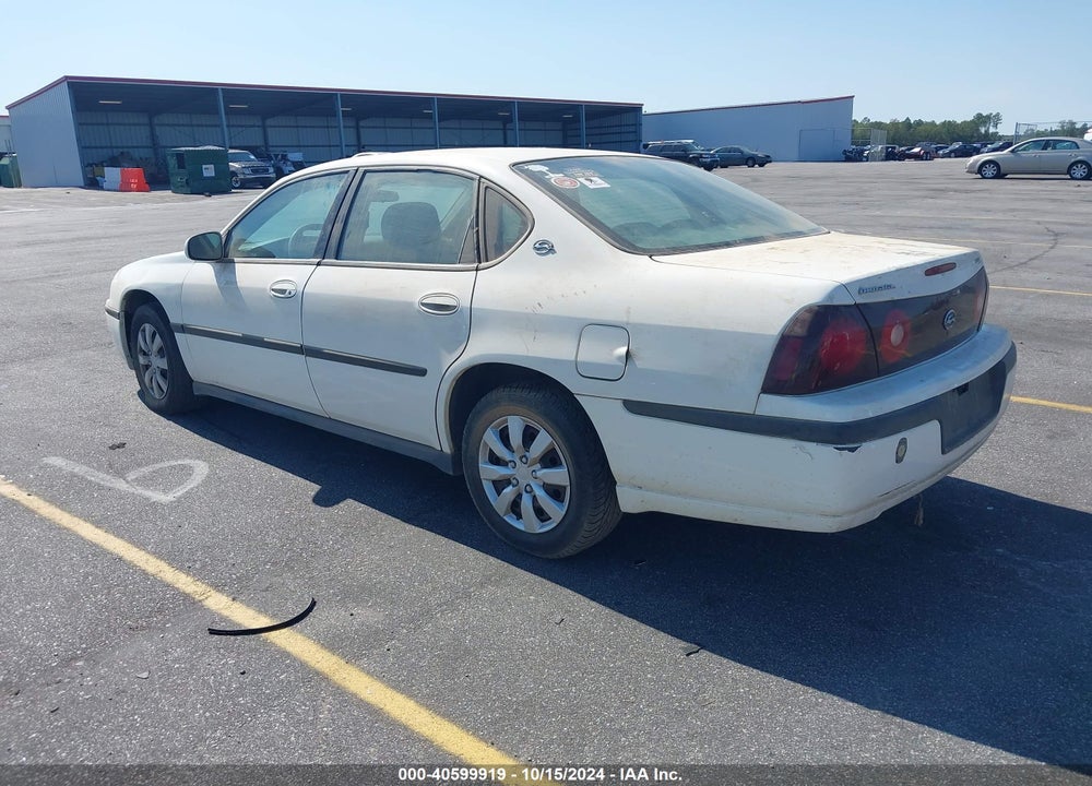 2004 CHEVROLET IMPALA VIN: 2G1WF52E449104624