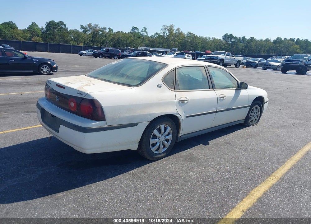 2004 CHEVROLET IMPALA VIN: 2G1WF52E449104624