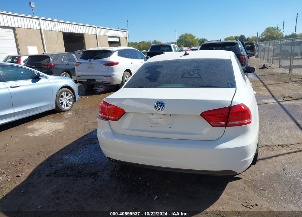 2015 VOLKSWAGEN PASSAT VIN: 1VWBV7A39FC068295