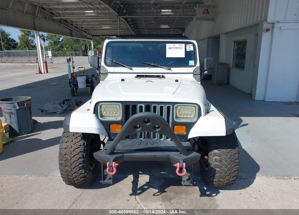 1989 JEEP WRANGLER / YJ VIN: 2J4FY29T2KJ124154