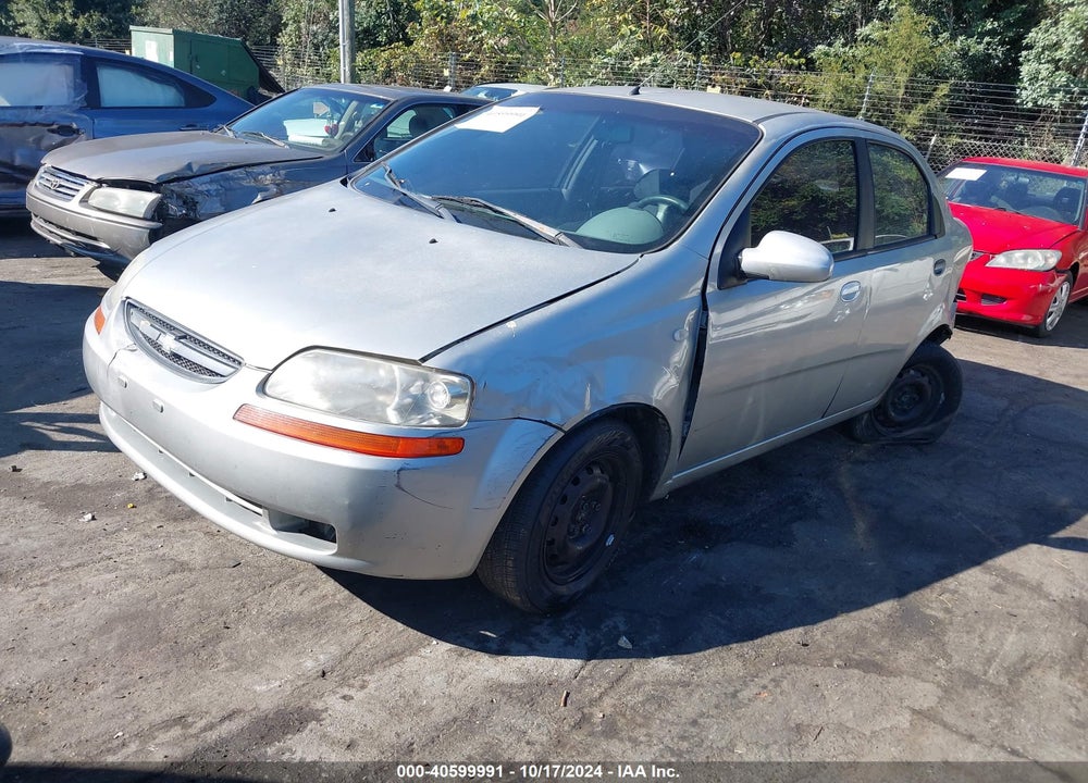 2005 CHEVROLET AVEO LS VIN: KL1TD52605B435684