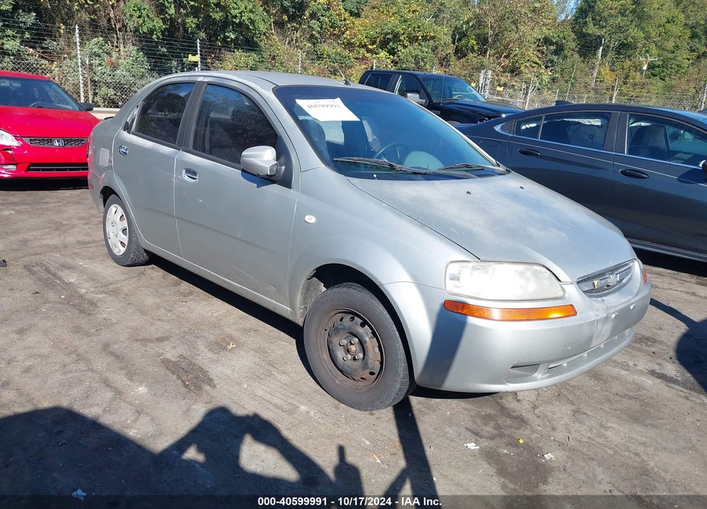 2005 CHEVROLET AVEO LS VIN: KL1TD52605B435684