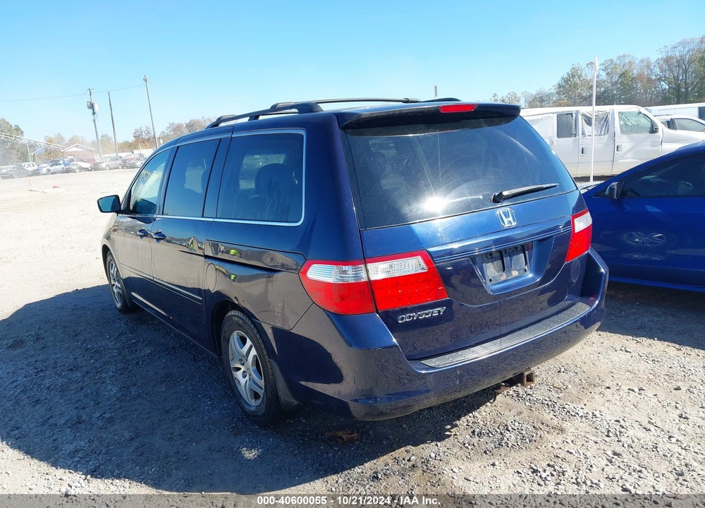 2007 ODYSSEY HONDA  EX-L VIN: 5FNRL38617B003607