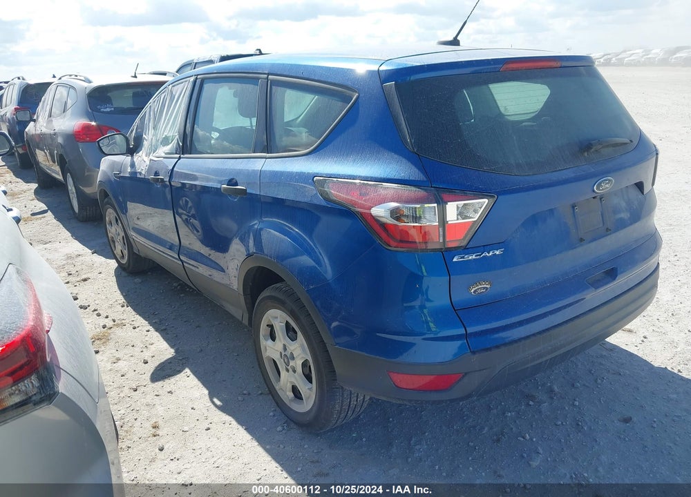 2017 FORD ESCAPE S VIN: 1FMCU0F74HUA02730