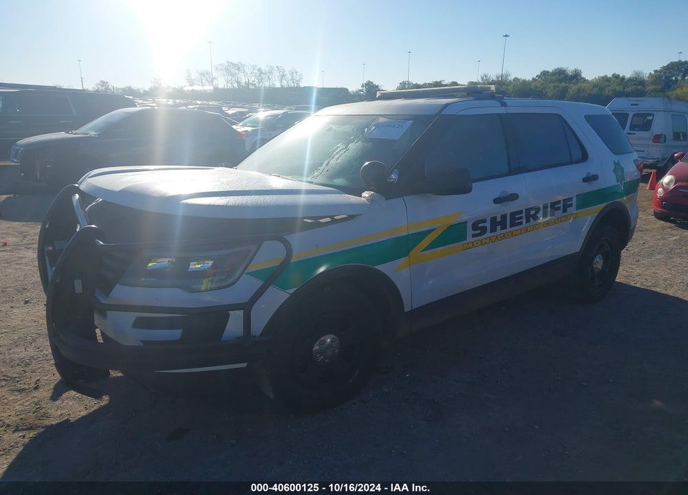 2018 UTILITY FORD POLICE INTERCEPTOR VIN: 1FM5K8AR2JGC94744