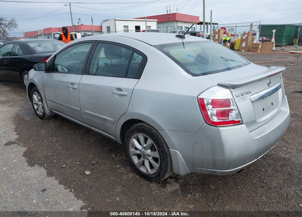 2012 NISSAN SENTRA 2.0 SL VIN: 3N1AB6AP4CL700479