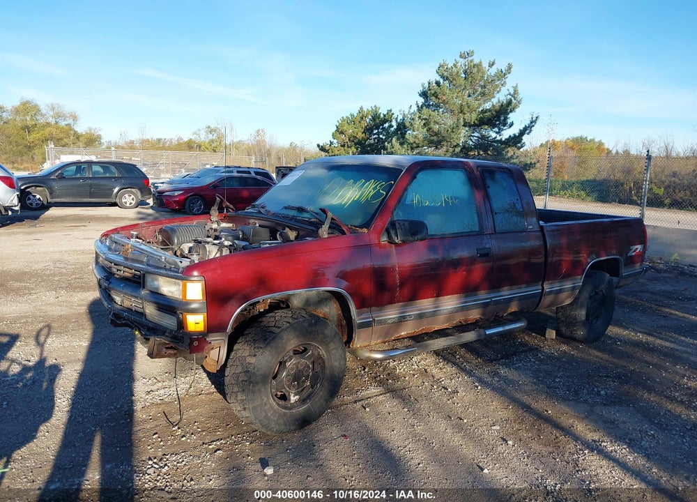 1997 CHEVROLET K1500 FLEETSIDE VIN: 1GCEK19R8VE261393