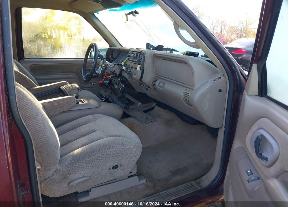 1997 CHEVROLET K1500 FLEETSIDE VIN: 1GCEK19R8VE261393
