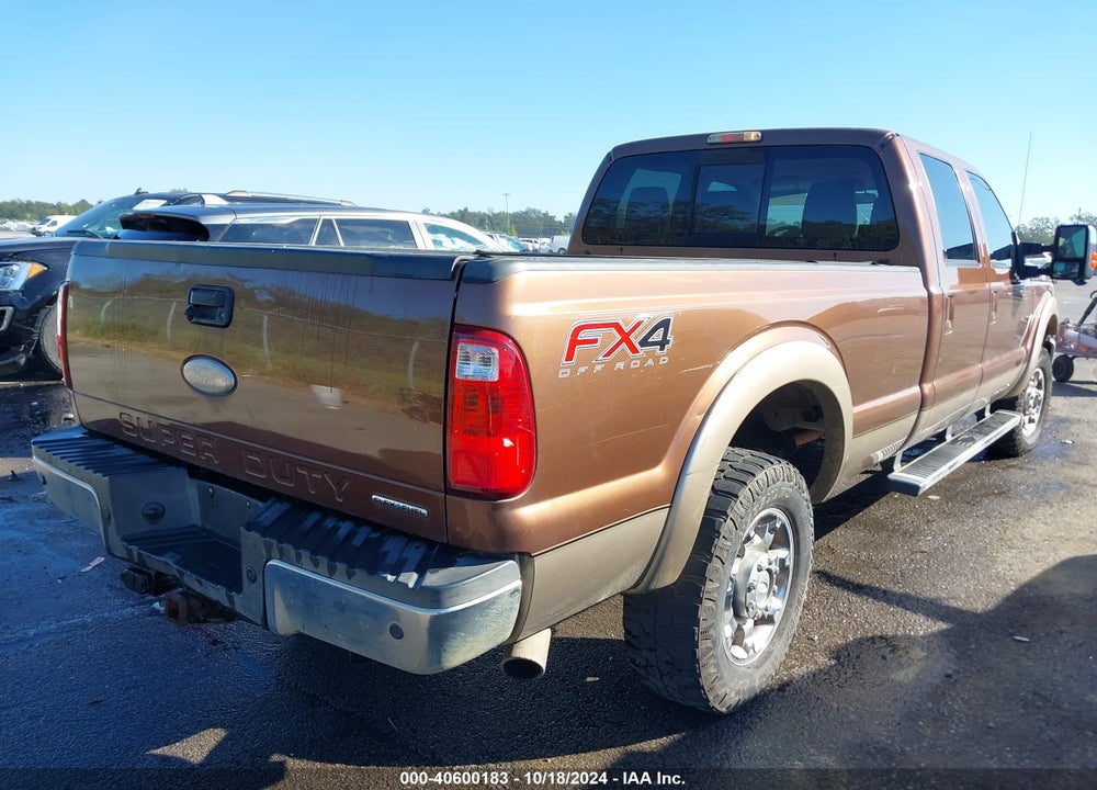 2012 FORD F-250 LARIAT VIN: 1FT7W2B69CEC80602