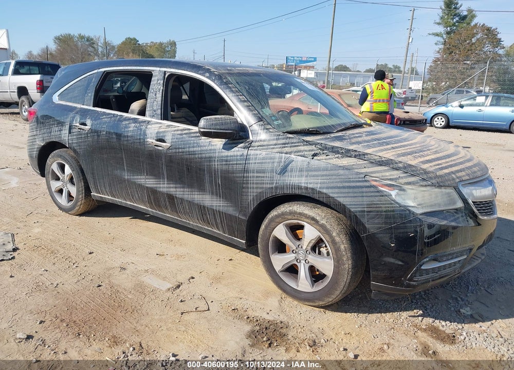 2014 ACURA MDX VIN: 5FRYD4H21EB027428