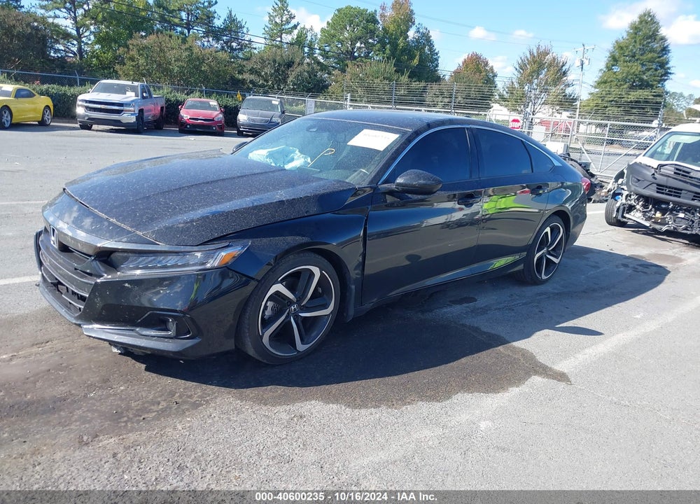 2022 HONDA ACCORD SPORT VIN: 1HGCV1F30NA118106